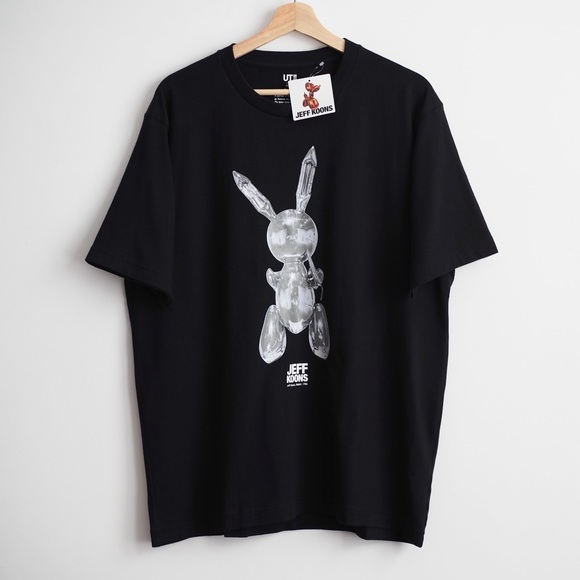 Uniqlo | Shirts | Jeff Koons Stainless Rabbit Art Uniqlo Short Sleeve ...